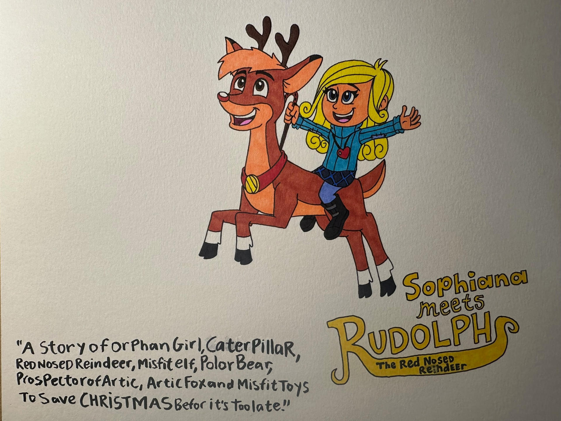 Sophianna Meets Rudolph The Red Nosed Reindeer by dylanwayneburk on ...