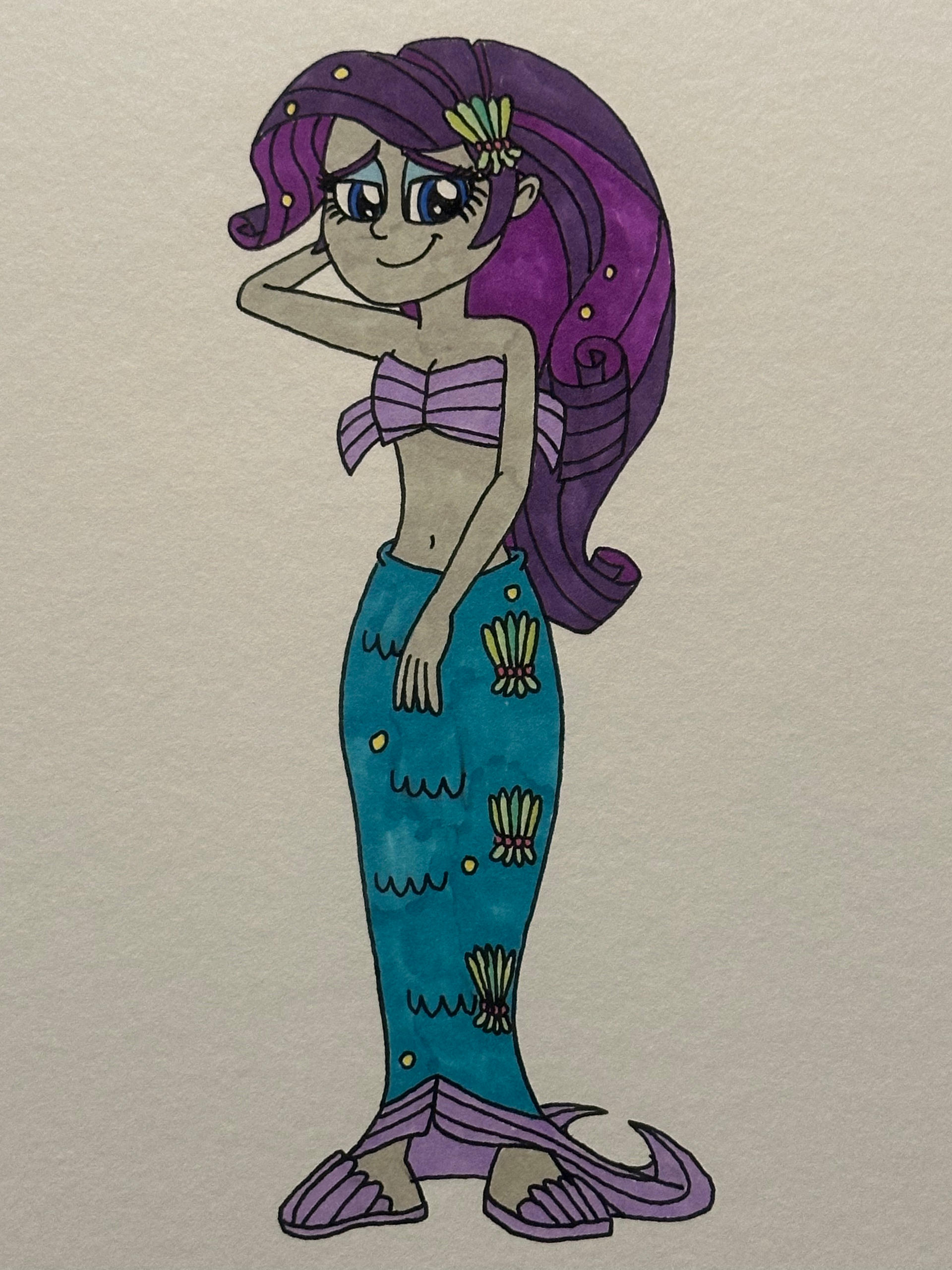 GAHCHA: Rarity as Mermaid by dylanwayneburk on DeviantArt