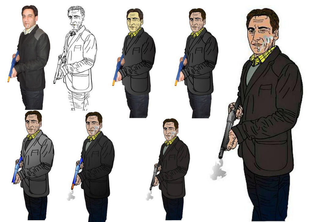 Gt Character Design Gta Charaters Design Breakdown by qasimali01 on DeviantArt