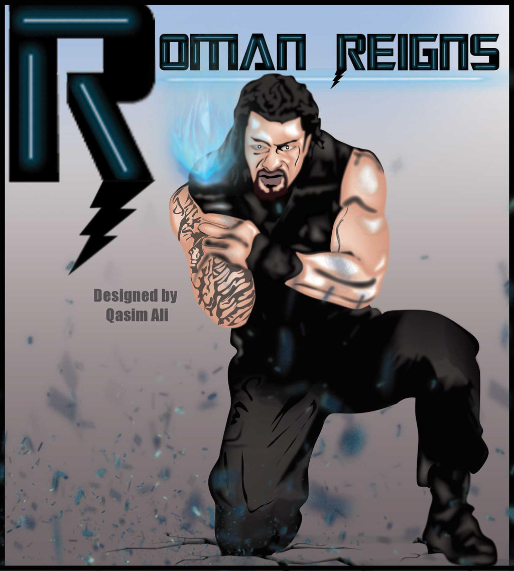 WWE01 Roman Reigns by qasimali01 on DeviantArt