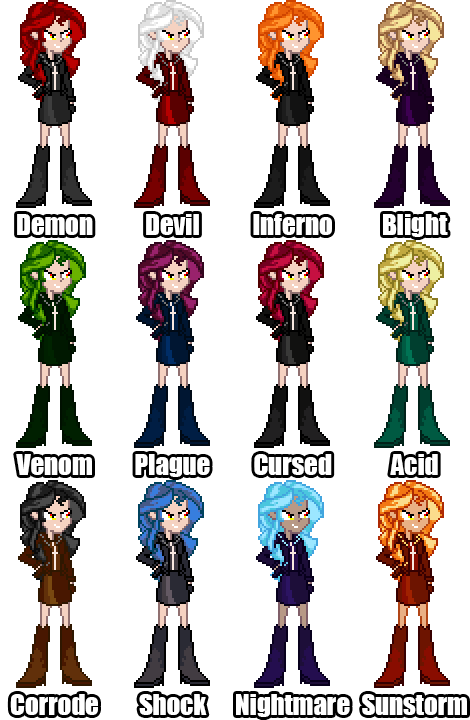 Demon Sunset Color Palettes by smhungary on DeviantArt