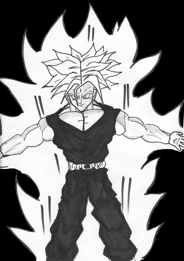 ssj future trunks final flash by billyfar32 on DeviantArt