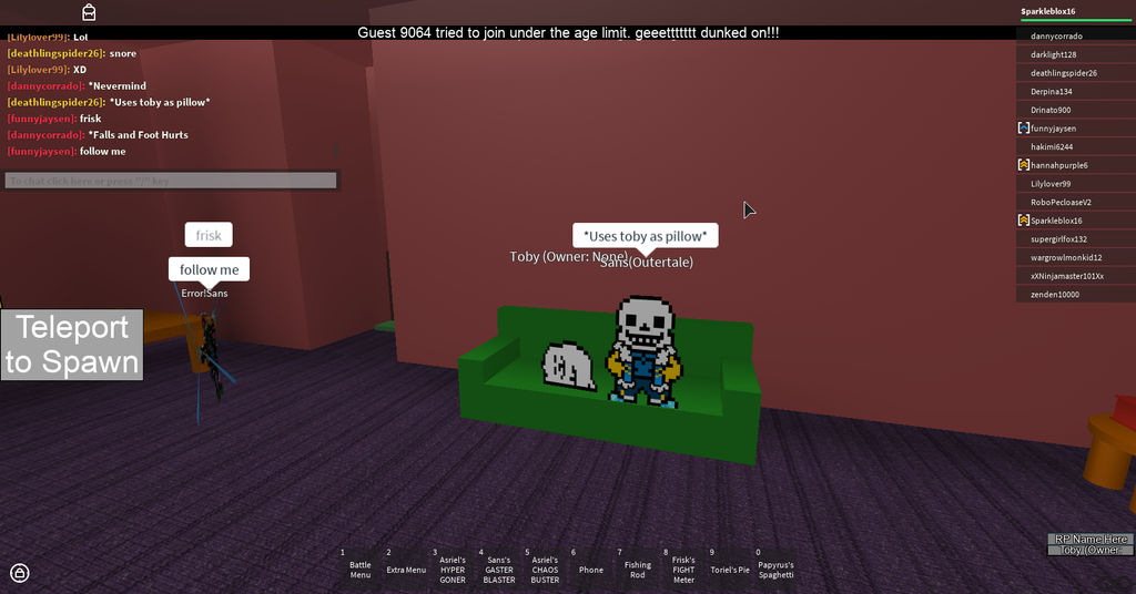 checho s undertale roleplay roblox