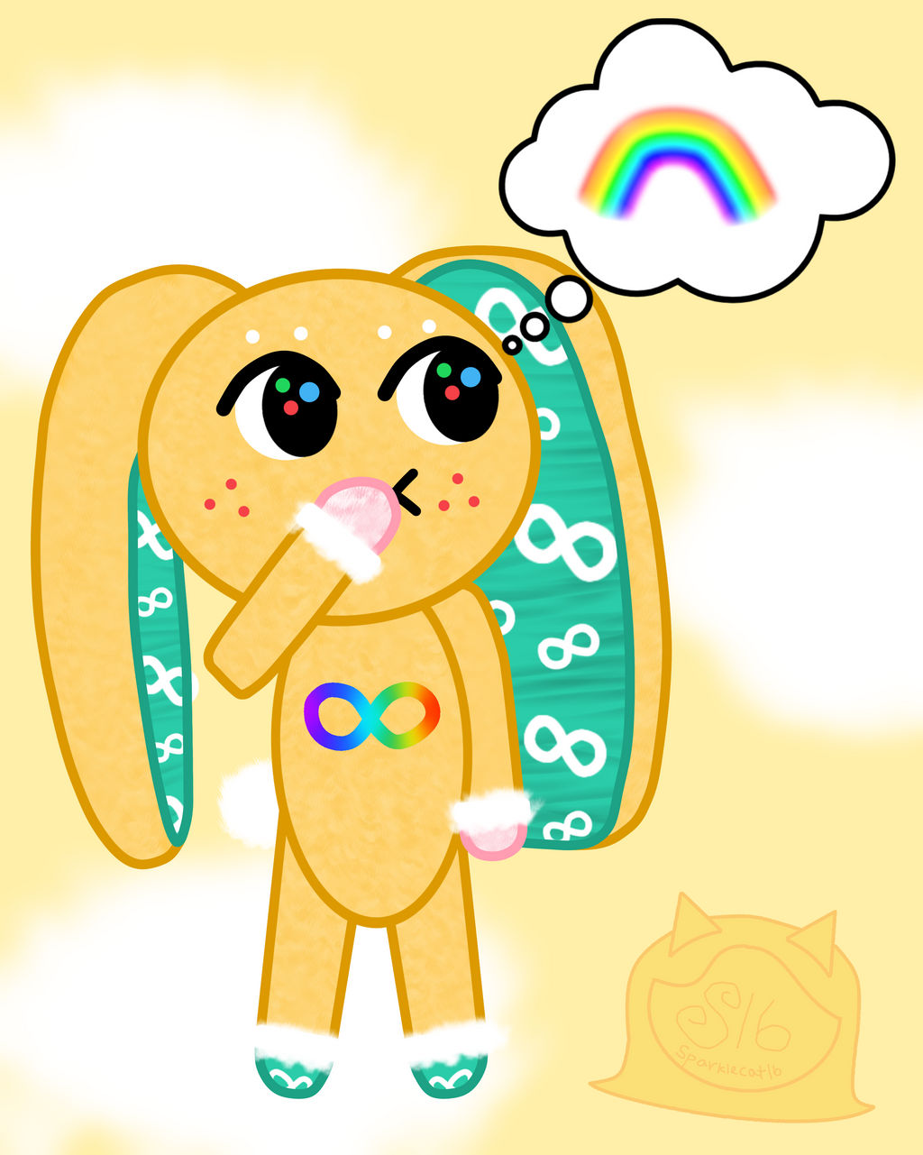 Autism Rabbit by Sparklecat16 on DeviantArt