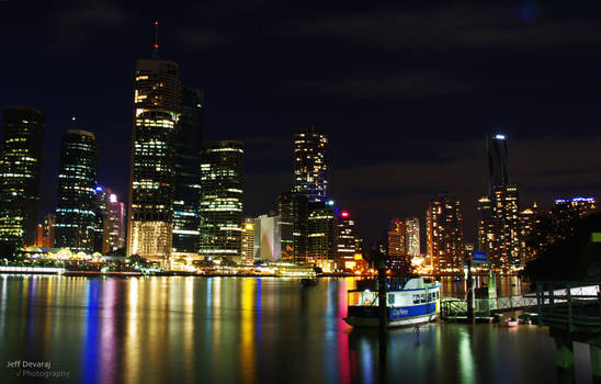 Brisbane at night