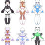 Cyber neko + Outfit Adopts