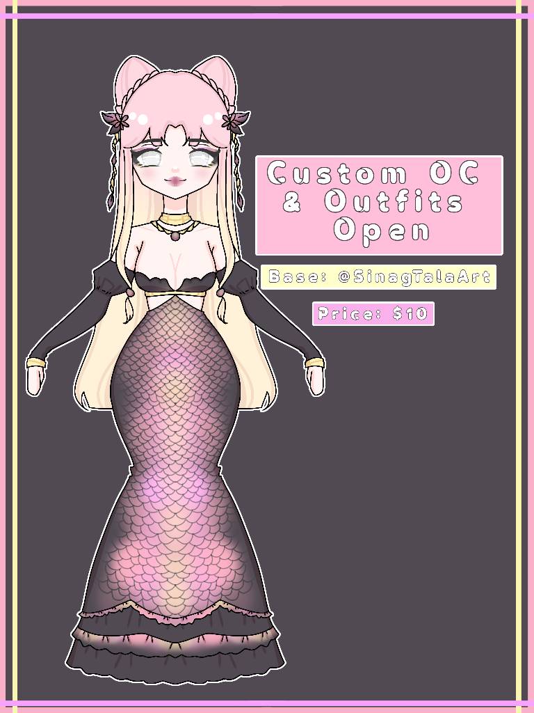 Custom Oc Layout Custom Oc and Outfit Open by SinagTalaArt on DeviantArt