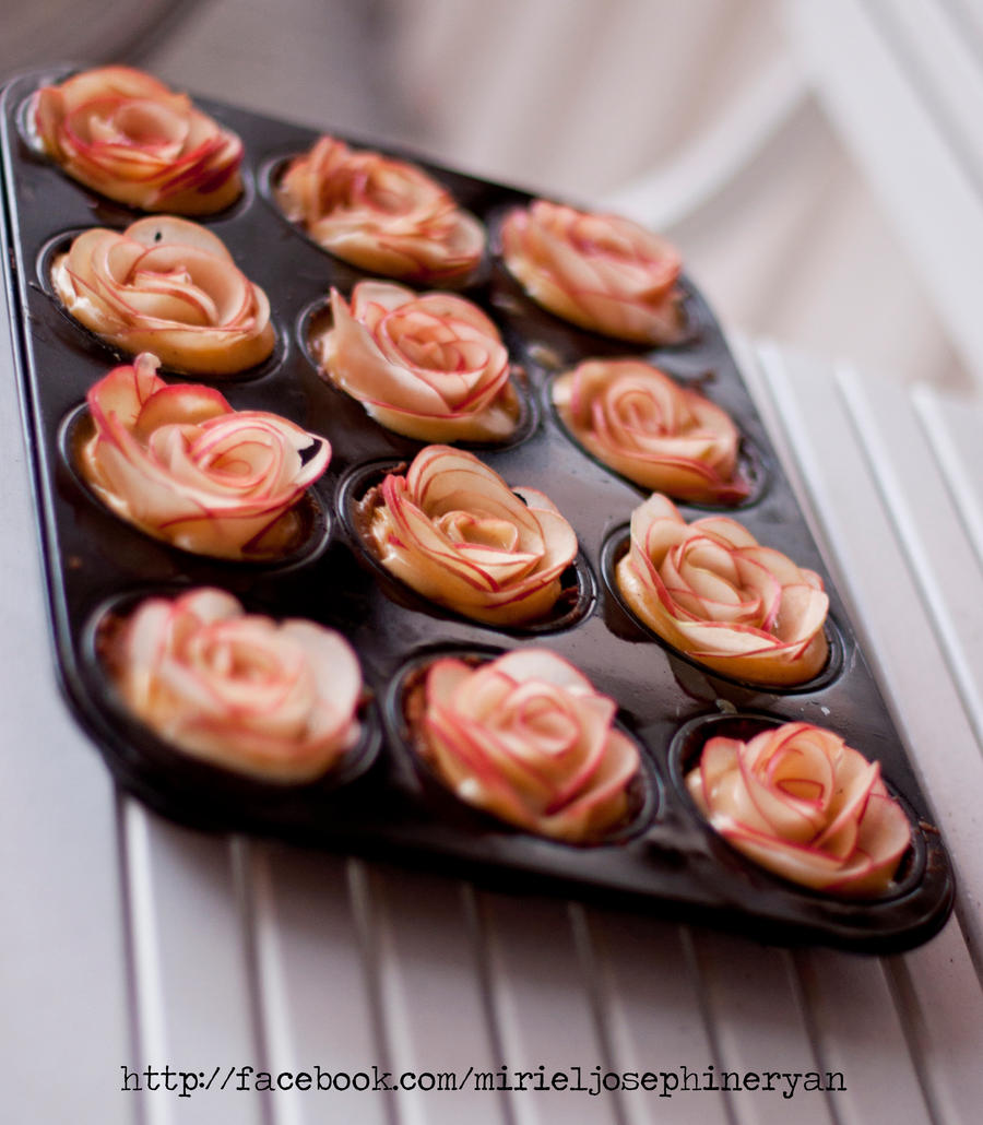 Apple pie roses with recipe