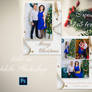 Photoshop Christmas Card 7x5 Template 2