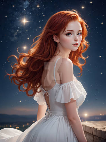 Ginger girl under the stars 2