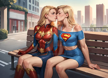 [OPEN] Adoptable Captain Marvel and Supergirl #1