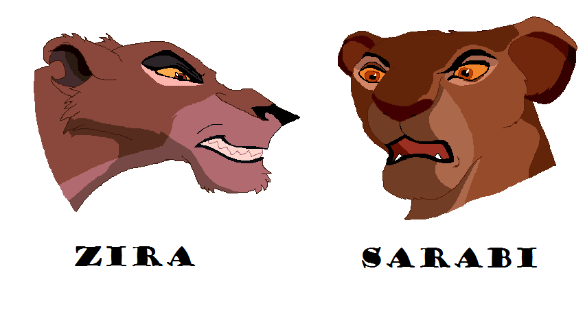 Zira and Sarabi