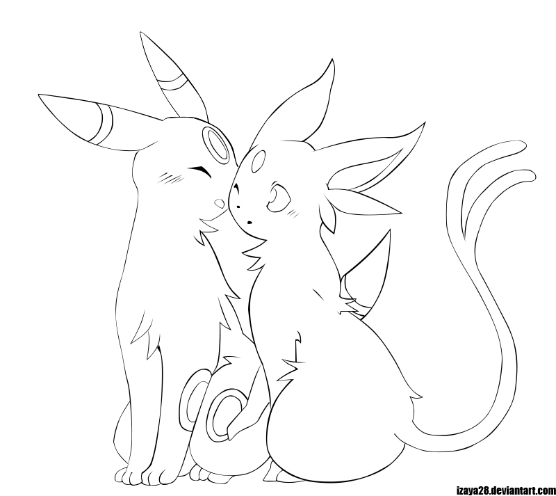 Pokemon Umbreon And Espeon by Izaya28 on DeviantArt Pokemon Umbreon And Espeon by Izaya28 on DeviantArt