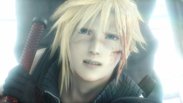 Cloud and Zack Advent Children FFVII