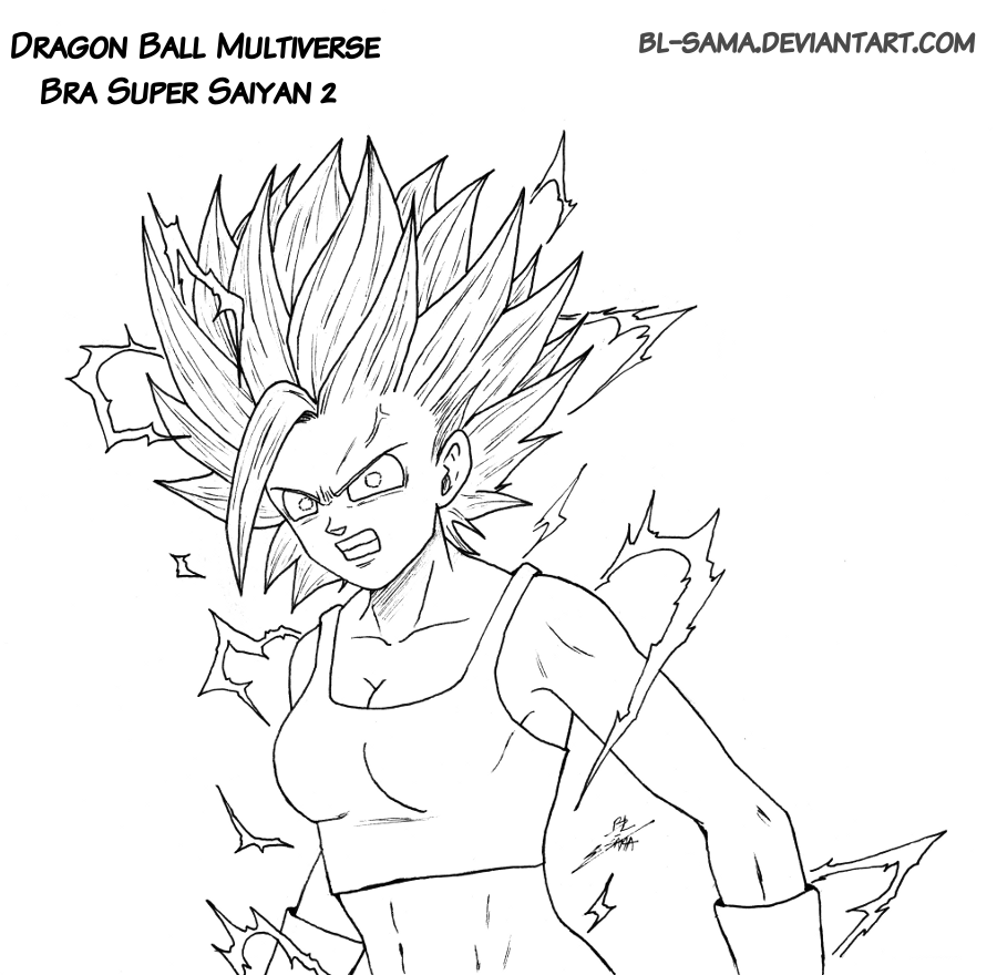 Dragon Ball Multiverse : Bra Super Saiyan 2