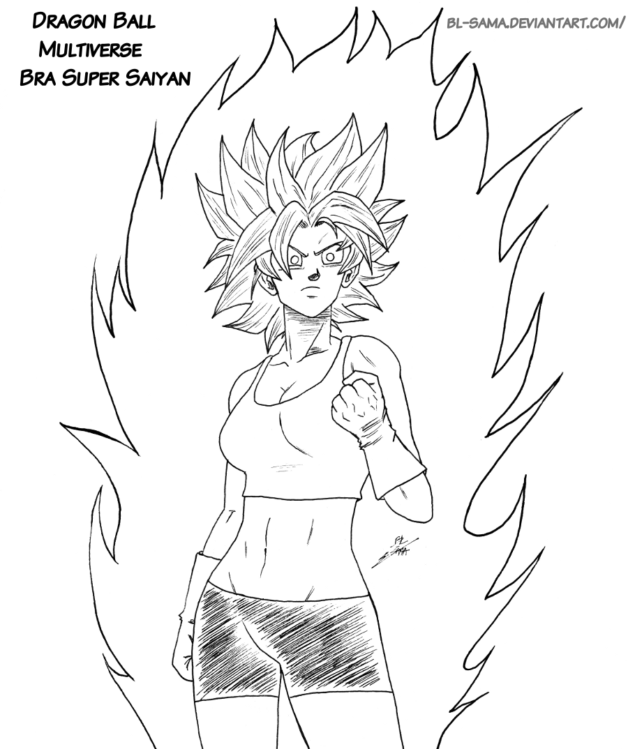 Dragon Ball Multiverse : Bra SSJ 2 by BL-Sama on DeviantArt