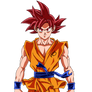 Goku Super Saiyan God (vs Hit) Render