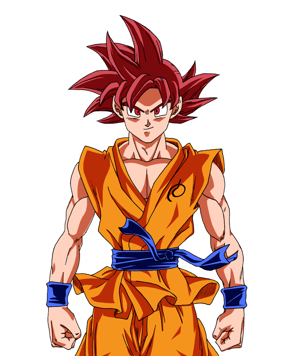 Goku Super Saiyan God (vs Hit) Render by BL-Sama on DeviantArt