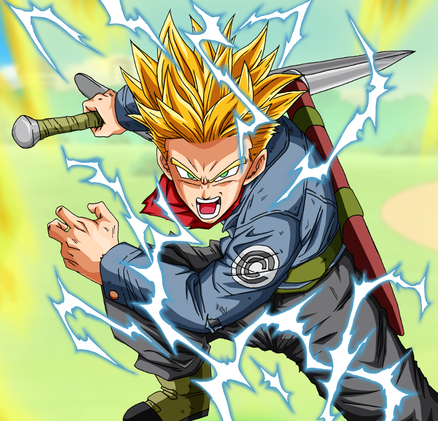 Trunks SSJ2 by hsvhrt on deviantART  Anime dragon ball, Dragon ball z,  Dragon ball art