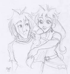 Sketch Request - Lina+Gourry