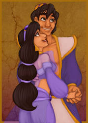 Art Trade - Aladdin x Jasmine