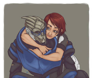 Shepard x Garrus