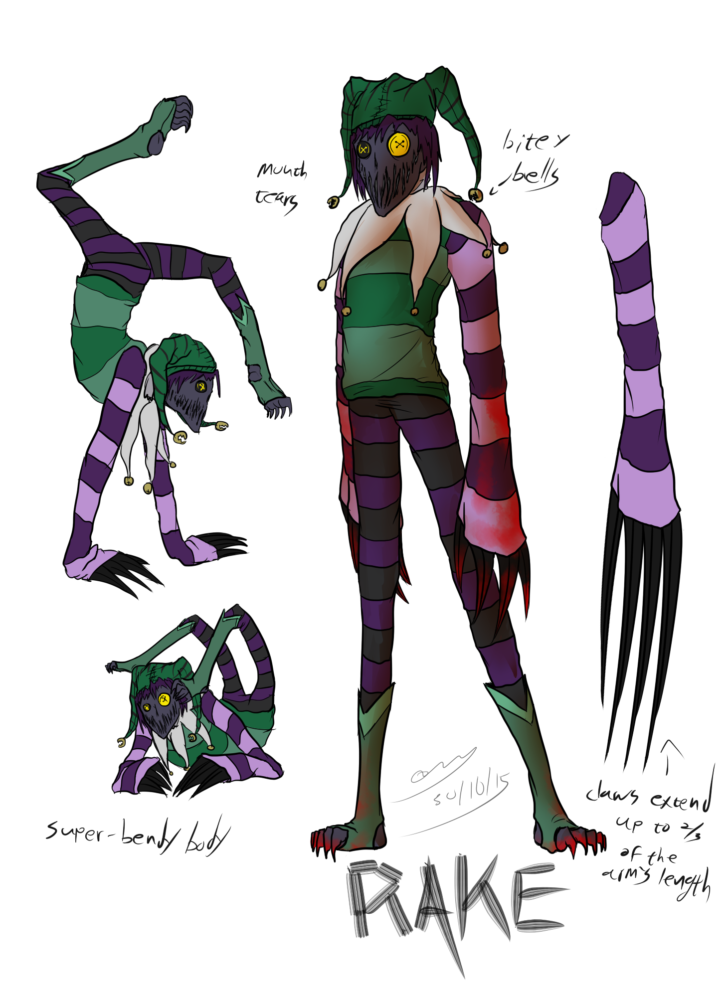 Rake: Official Ref by TheWickedWordsmith on DeviantArt