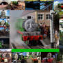 Henry the Green Engine collage