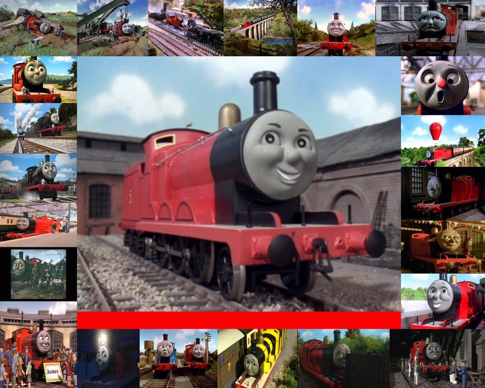 James the Red Engine collage by Thomperfan on DeviantArt