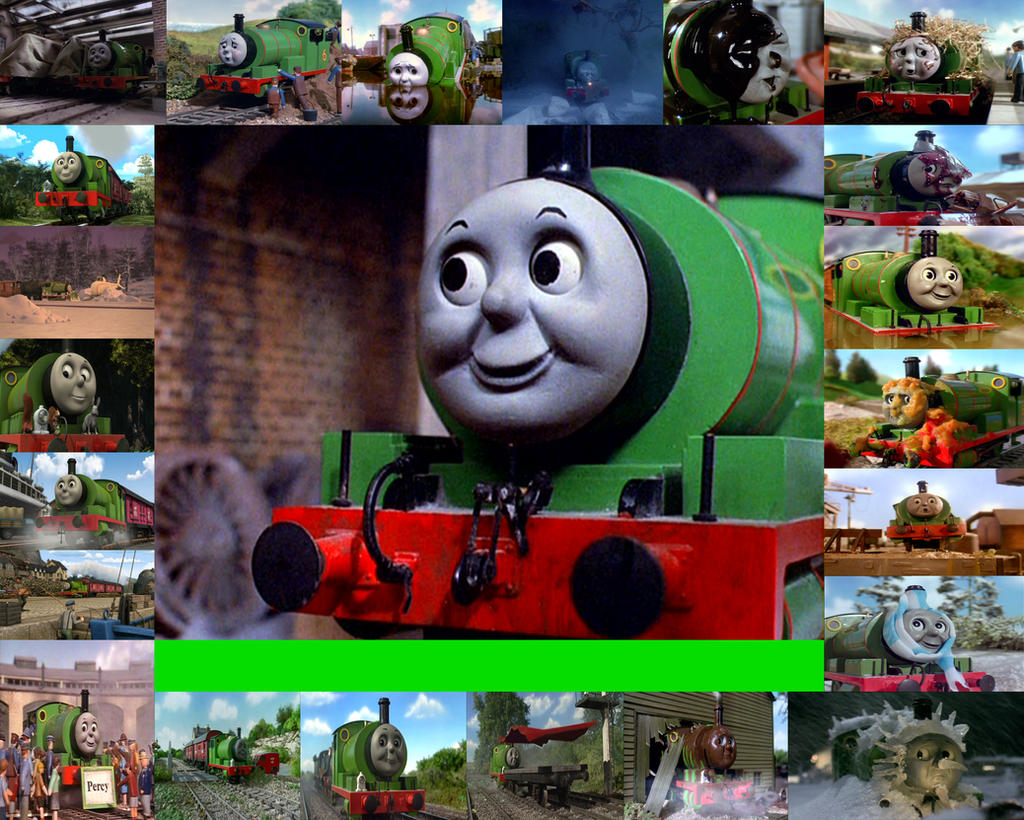 Percy the Small Engine collage by Thomperfan on DeviantArt