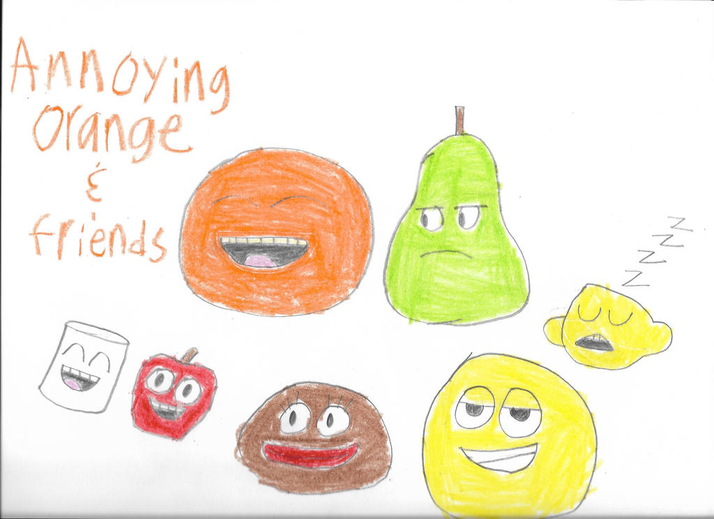 Annoying Orange And Friends By Thomperfan On Deviantart