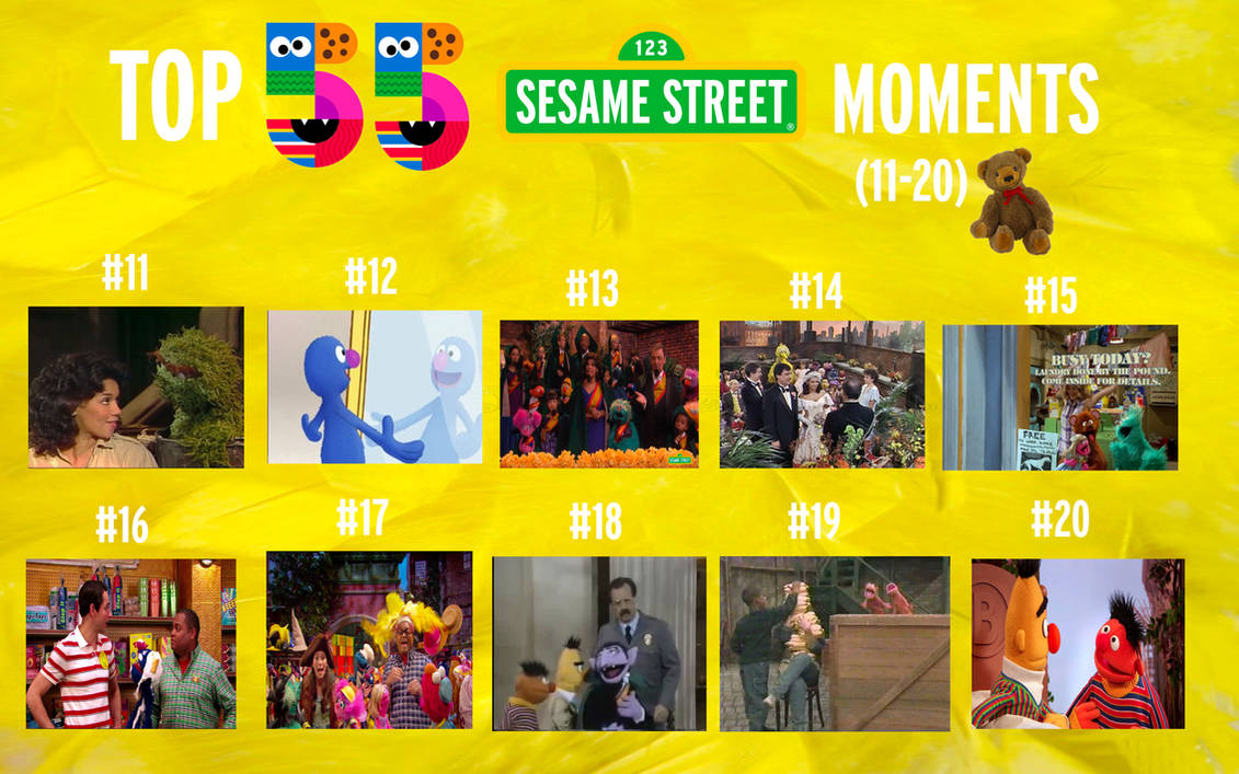 Crazy Blue Hair Moments on Sesame Street - wide 5