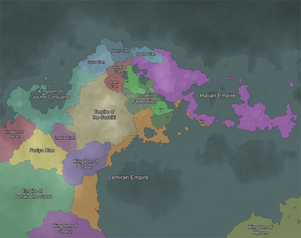 Draft Map - Political (~300 YA) by Discitus on DeviantArt