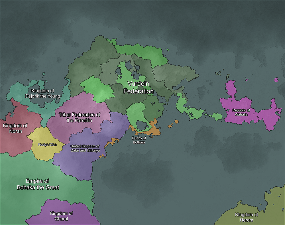 Fednor Map Draft Map - Political (Expansion of the Fed.) by Discitus on DeviantArt
