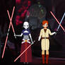 Star Wars - Kenobi and Ventress vs Maul and Opress