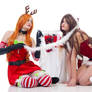 Katarina (Slay Belle) e Miss Fortune (Candy Cane)