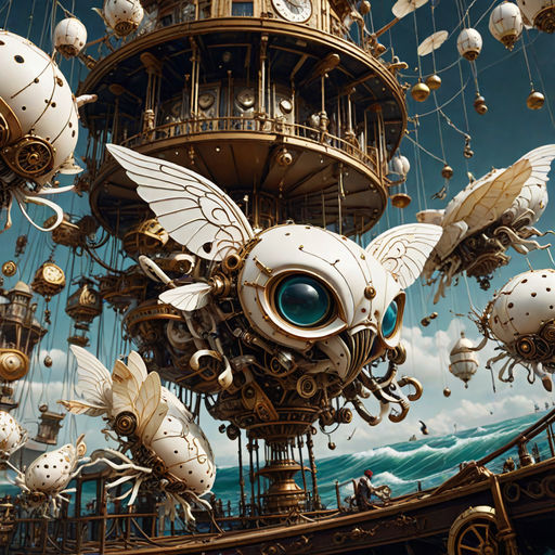 With Hot Air Balloons After The Deluge by Waldeck on DeviantArt