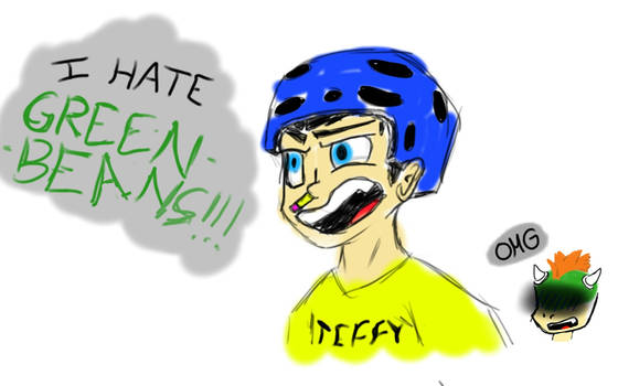 Jeffy hates green beans!