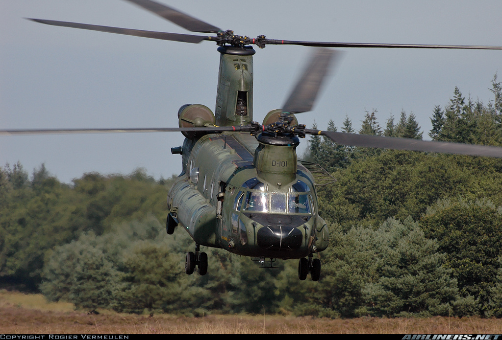 CH-47 Chinook taking off