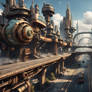 Steam punk city 