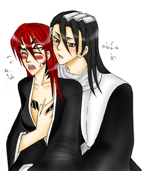 Byakuya and Renji Gender Bender