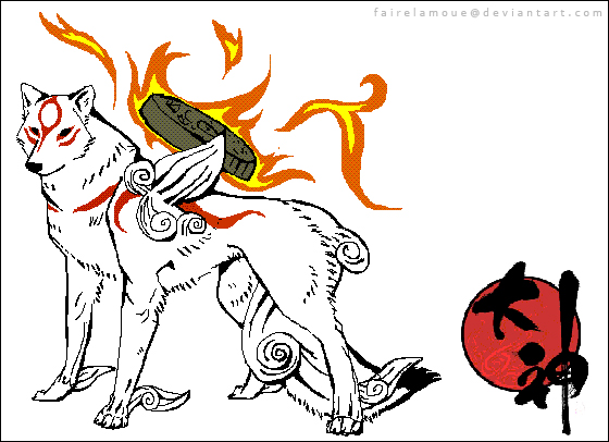 MS Paint Amaterasu