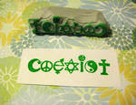 Coexist Stamp by Shakeitlikeaparsnip