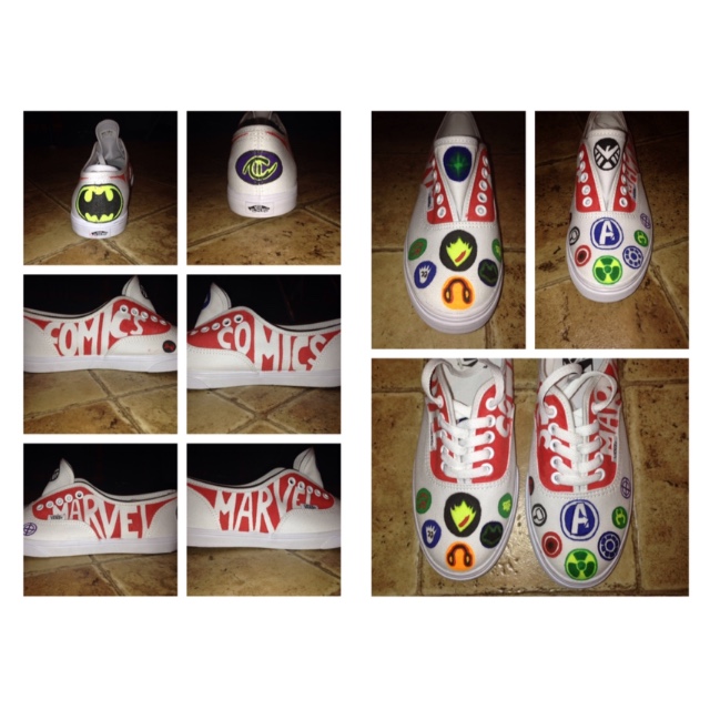 Marvel Custom Vans