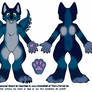 Melkora Fursuit Ref Sheet Thing.