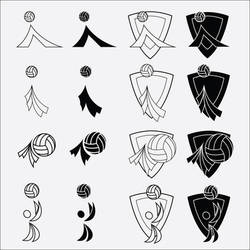 Volleyball Club Logos