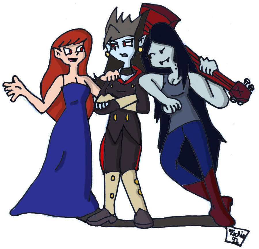 3 Little Vampire Queens Color