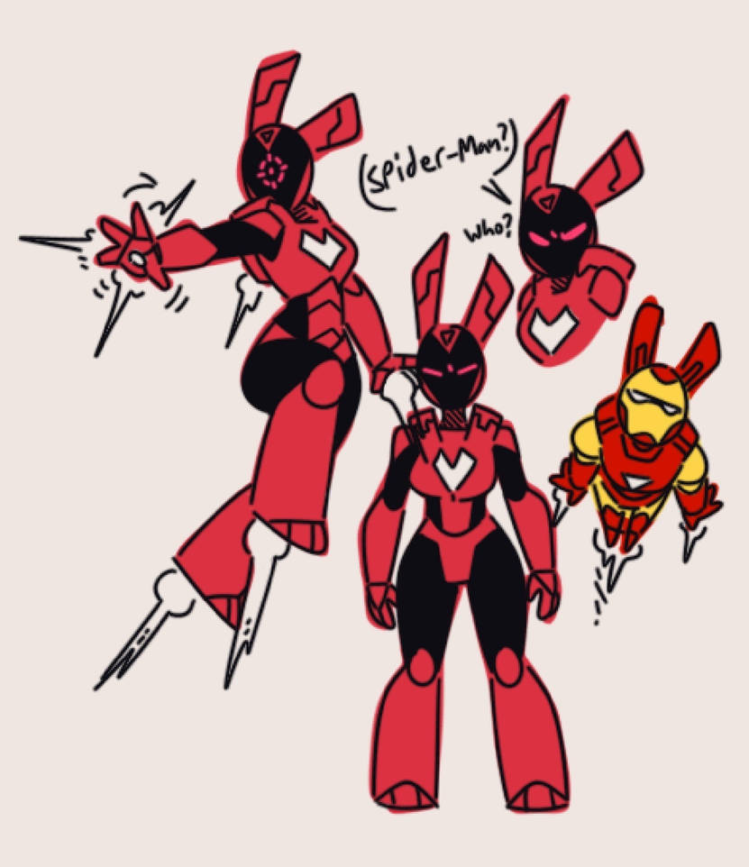 Iron Rabbit Monster Iron Bunnies by inkyspyder on DeviantArt