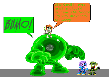 Sprite Funnies #018 - Milla has a goopy new friend