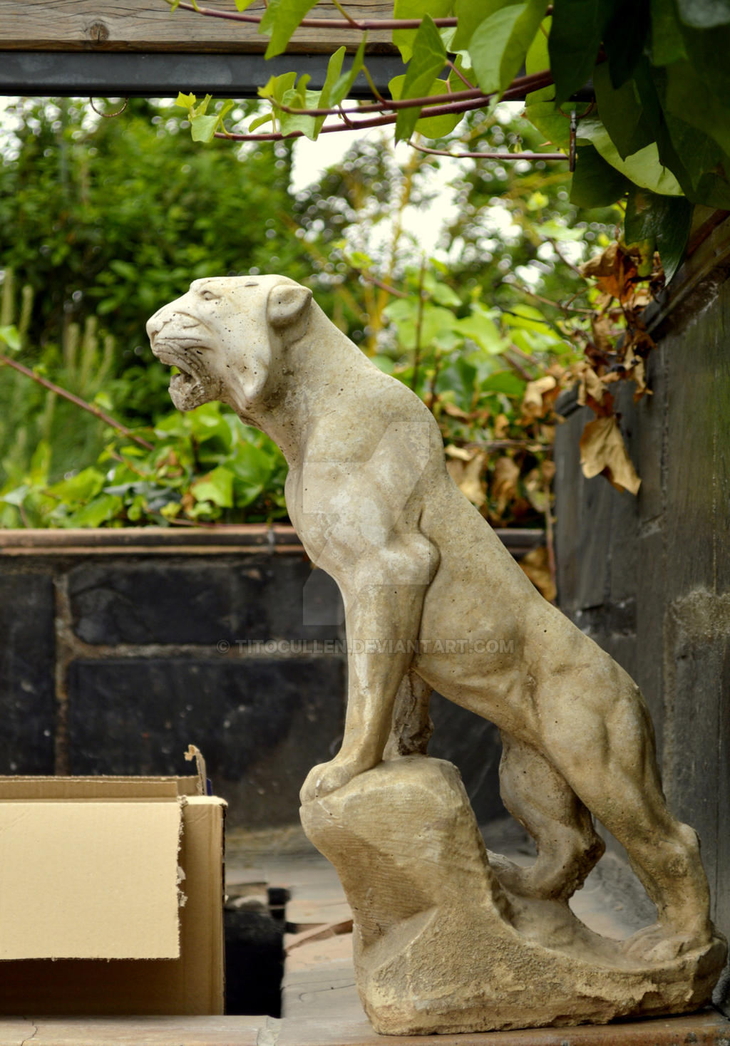 #Fuentes #Jardines #Esculturas #Panther